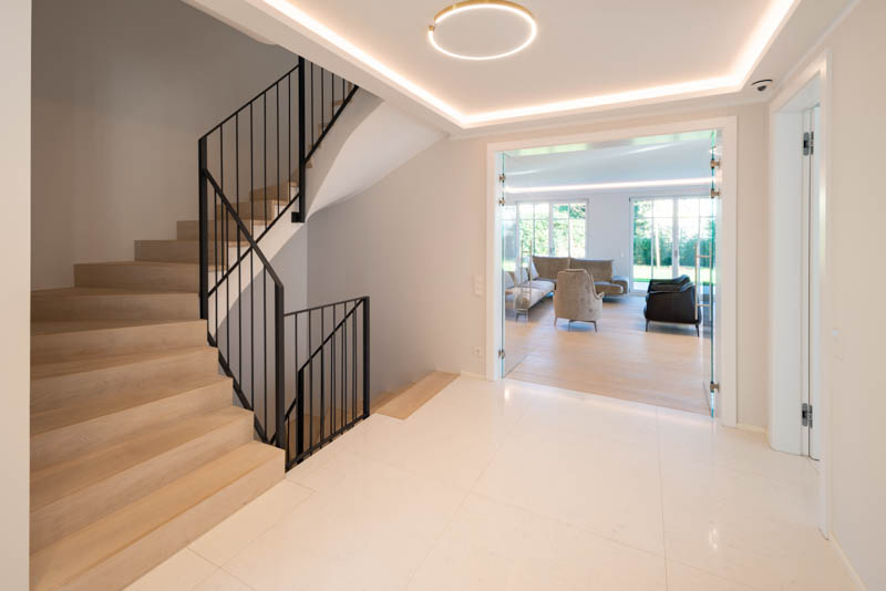 Architekturfotografie Einfamilienhaus Eingangsbereich
