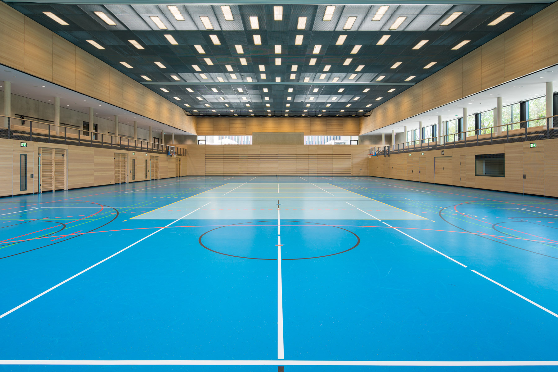 Architekturfotografie Turnhalle