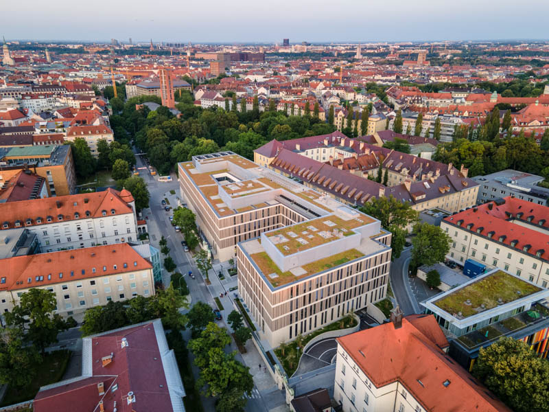 Architekturfotos Drohnenfotografie Portalklinik München