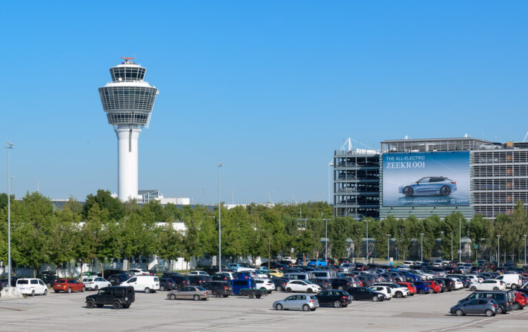 Belegbilder der Werbeflächen am Flughafen München