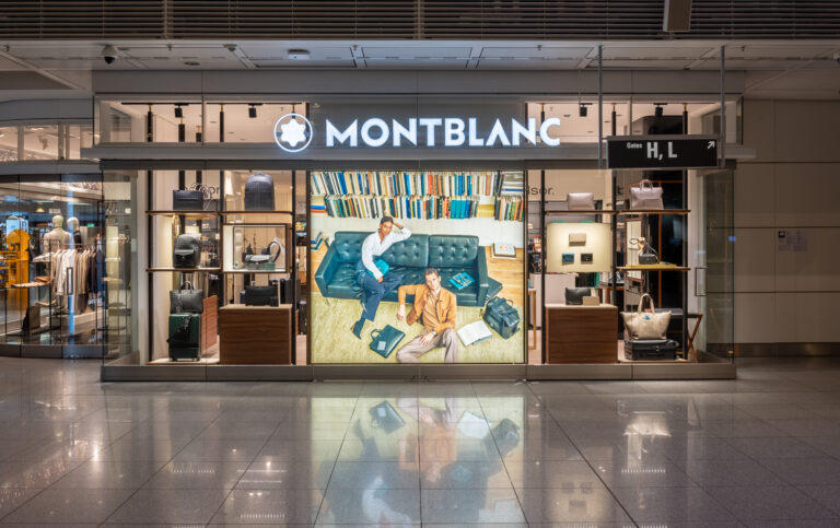 Interiorfotografie für Montblanc – Store am Flughafen München