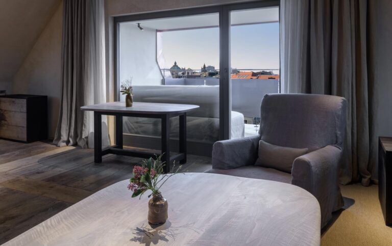 Hotelfotografie der Panorama Suite 7 im Hotel Bayerischer Hof