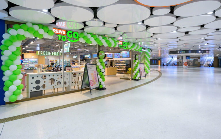 Interiorfotografie für REWE To Go in den Stachus Passagen München